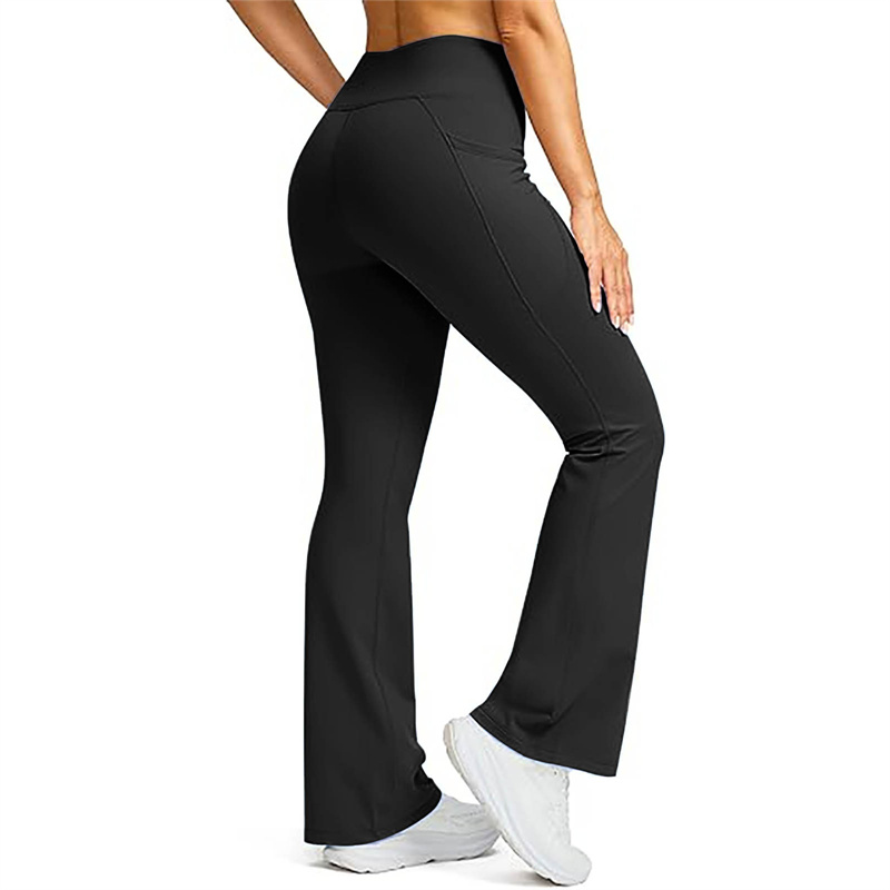 Women's Bootcut High Waist Yoga Leggings Detail 1