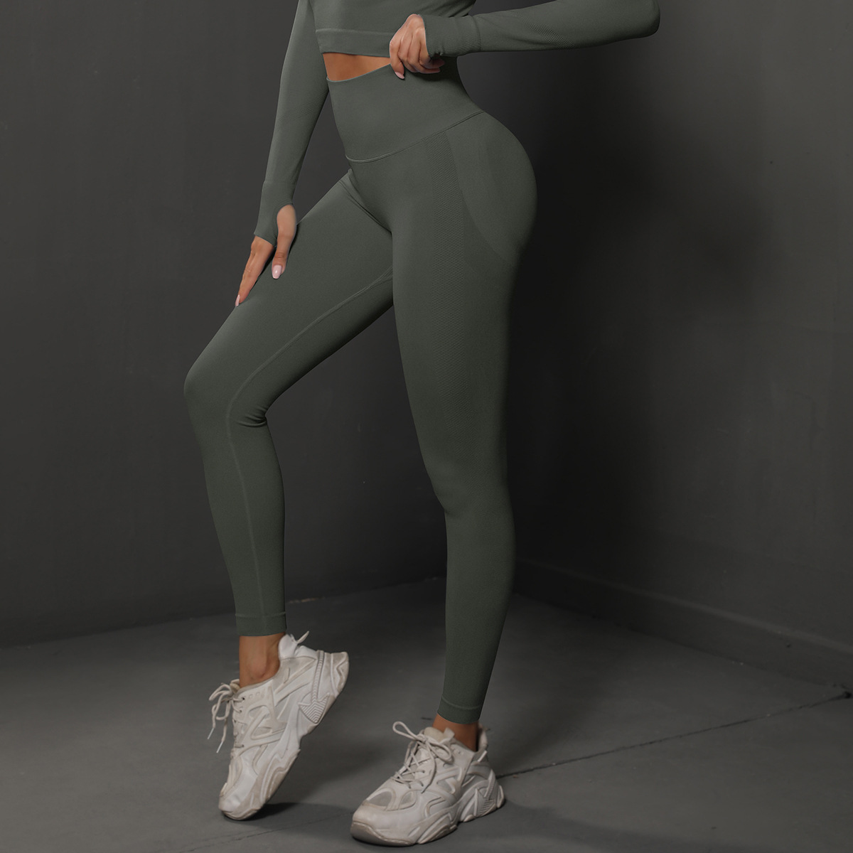 Womens Yoga Leggings Sportswear Casual Pants High Waist Yoga Pants for Gym Seamless High-waisted Tight Yoga PantsPeach Butt Lift