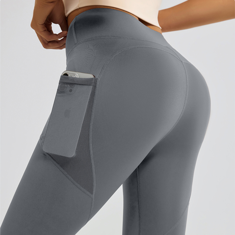 Premium Quality Breathable Tummy Control Butt Lift Yoga Pants With Pocket Women Athletic Wear High Waist Sports Yoga Legging