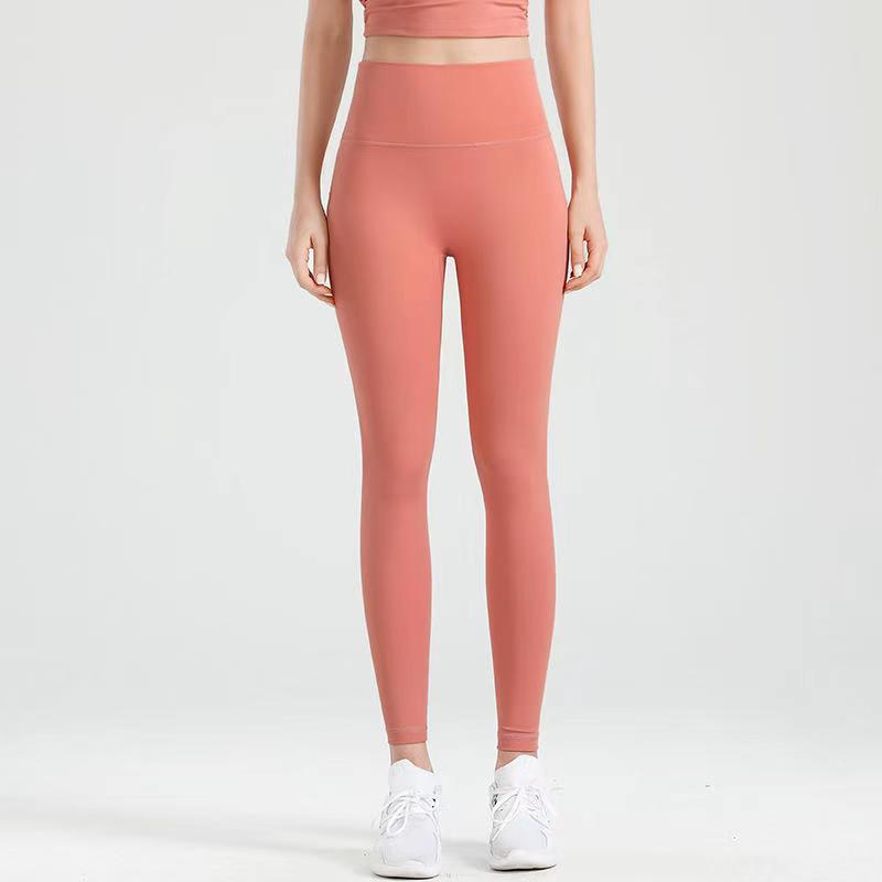 2024 Unembarrassed Line Breathable Quick Dry Slimming Fitness Gym Pants Solid Print Yoga Set Plus Size OEM Supply