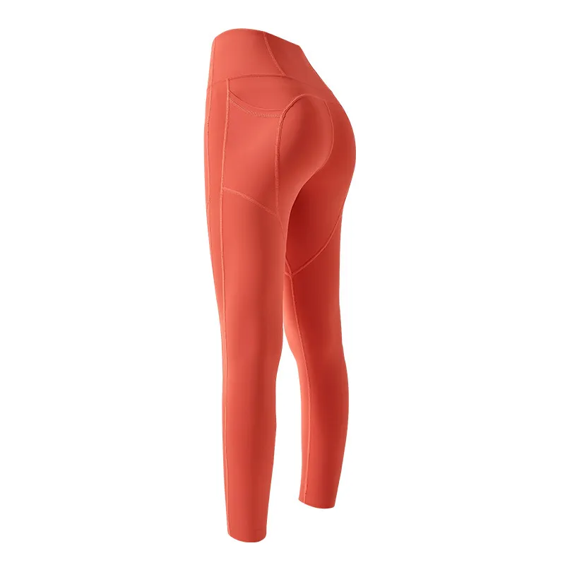 Women Nude High Waist Leggings Tummy Control Stretch Gym Yoga Running Workout Leggings Pants