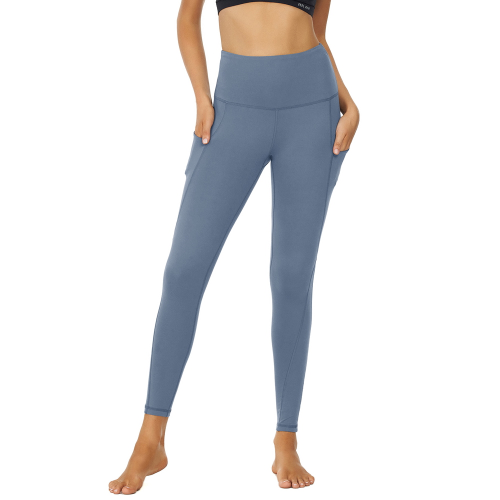 Custom Multi-Color High Waist Yoga Pants Plus Size Breathable Fitness Leggings Pocket Tight Workout Outfit Wholesale Sports Wear