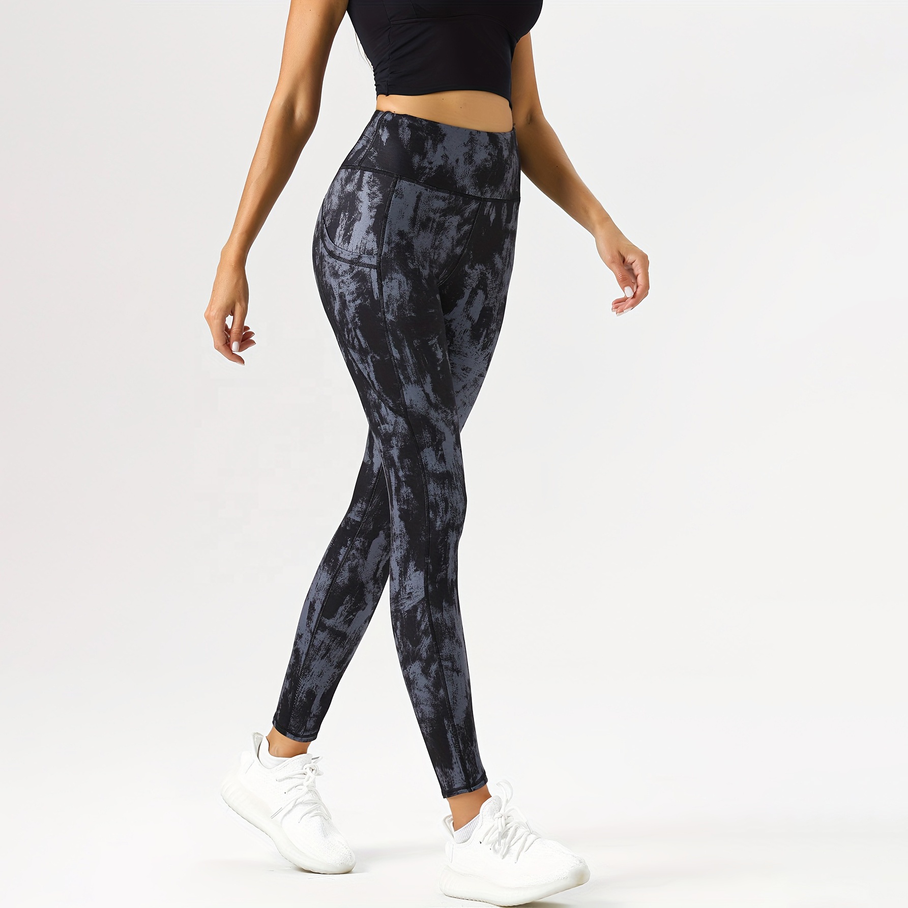 Seamless Slim Fit Yoga Leggings High Waist Workout Pants Women Stretch Gym Fitness Training Leggings Tummy Control Athletic