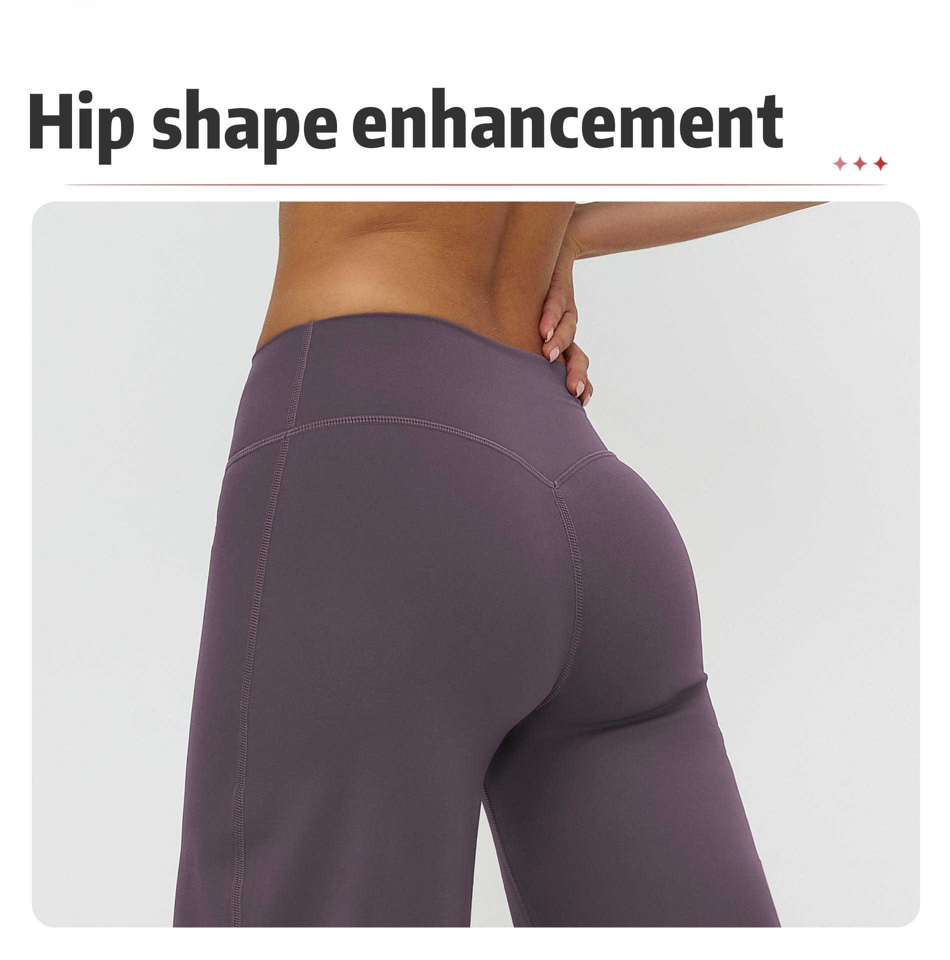 Yoga Straight Pants Soft Fabric Mid Waist Leggings