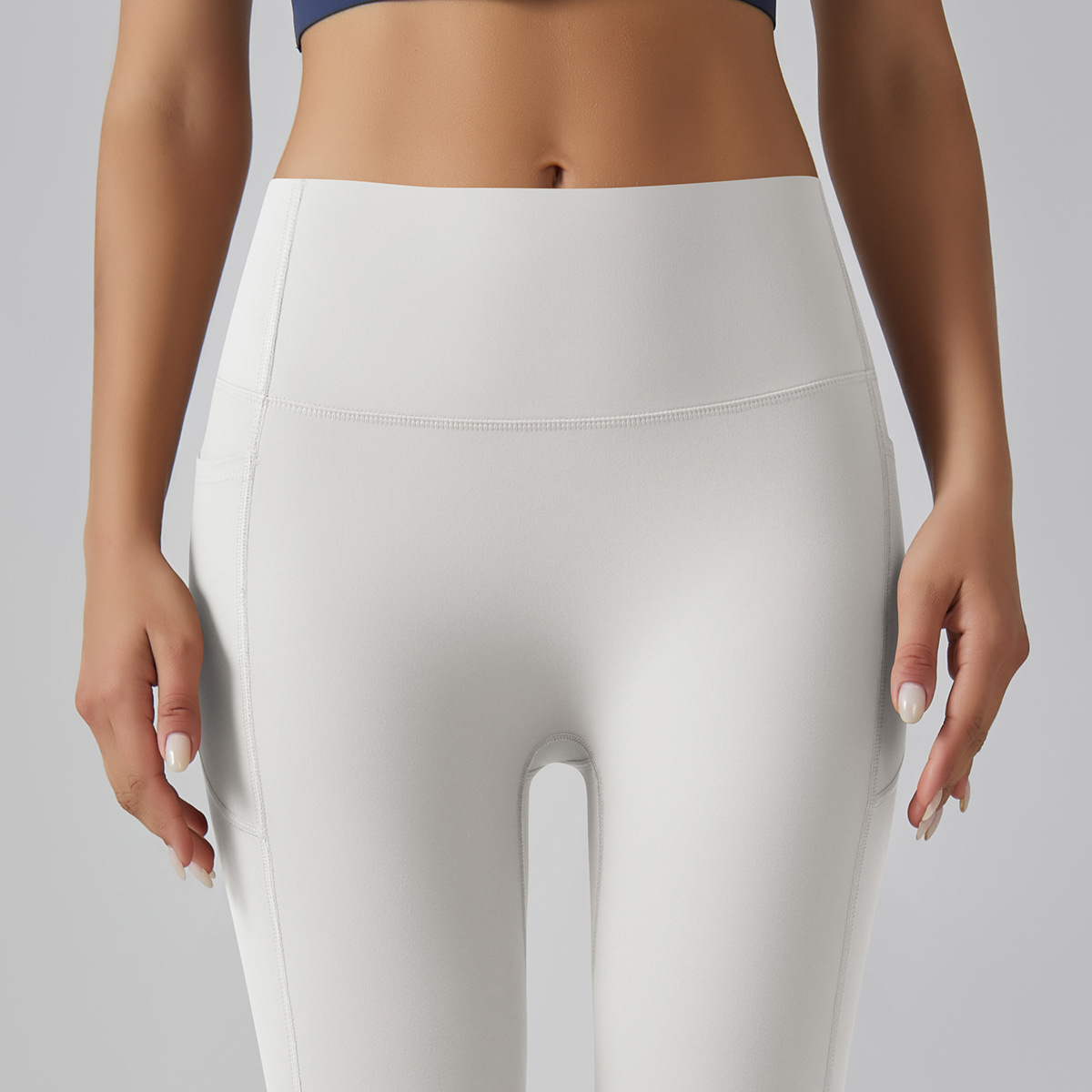 High Waist Solid Yoga Pants Women's Traceless Quick-drying Breathable