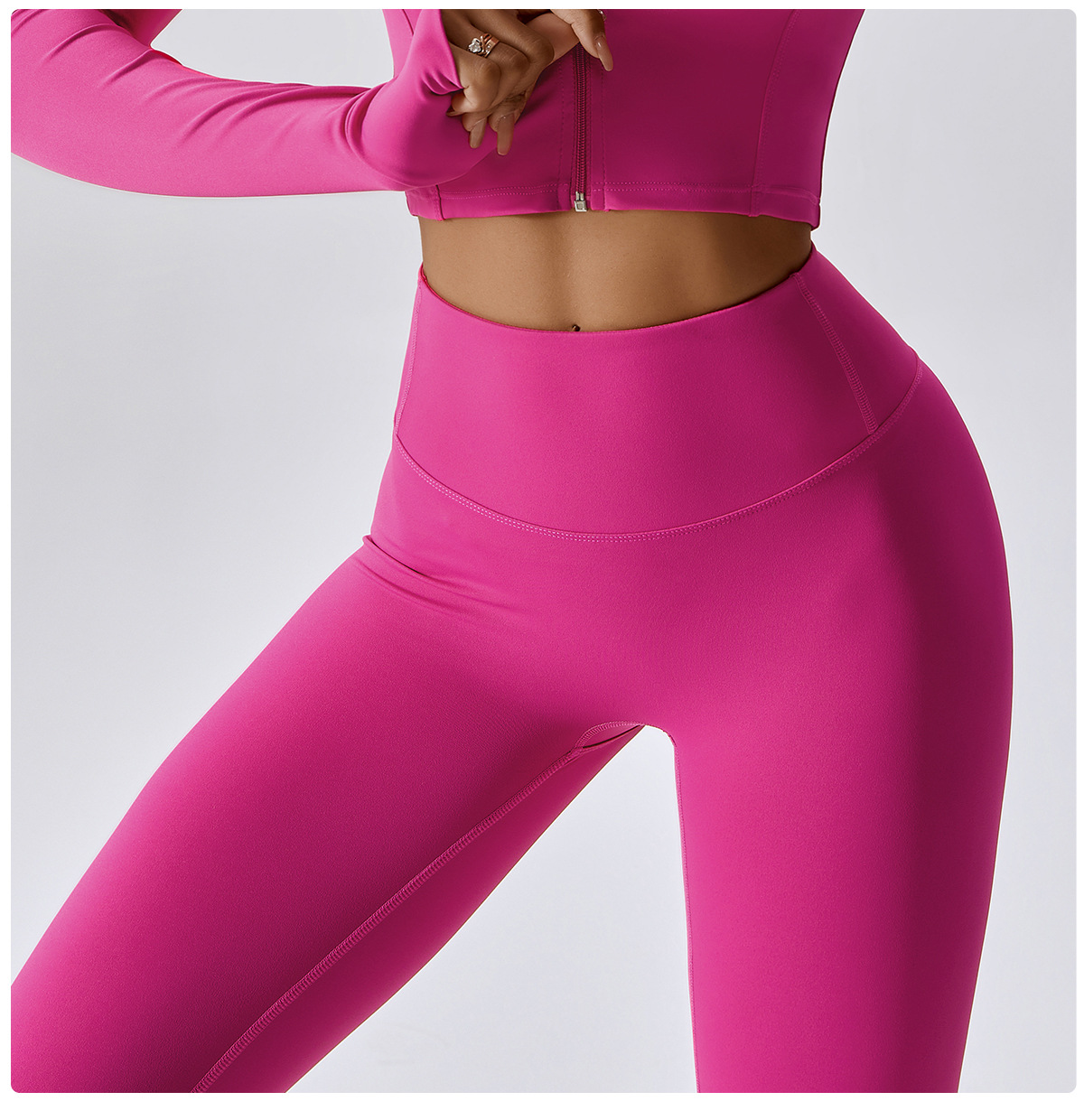 Dropshipping Women's Activewear Lift Stretchy Sport Fitness Gym Seamless High Waist Yoga Pants Leggings
