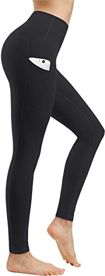 High Waist Yoga Pants for Women Workout Pants 4 Way Stretch Leggings with Pockets