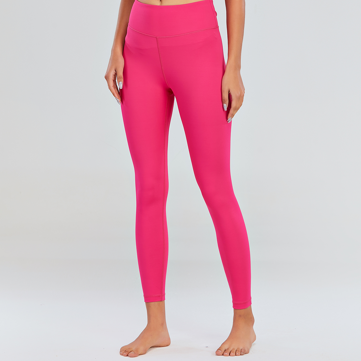 JIEJIN OEM&amp;ODM V Cut Squat Proof Gym High-Waisted Hip Lift Peach Exercise Yoga Leggings