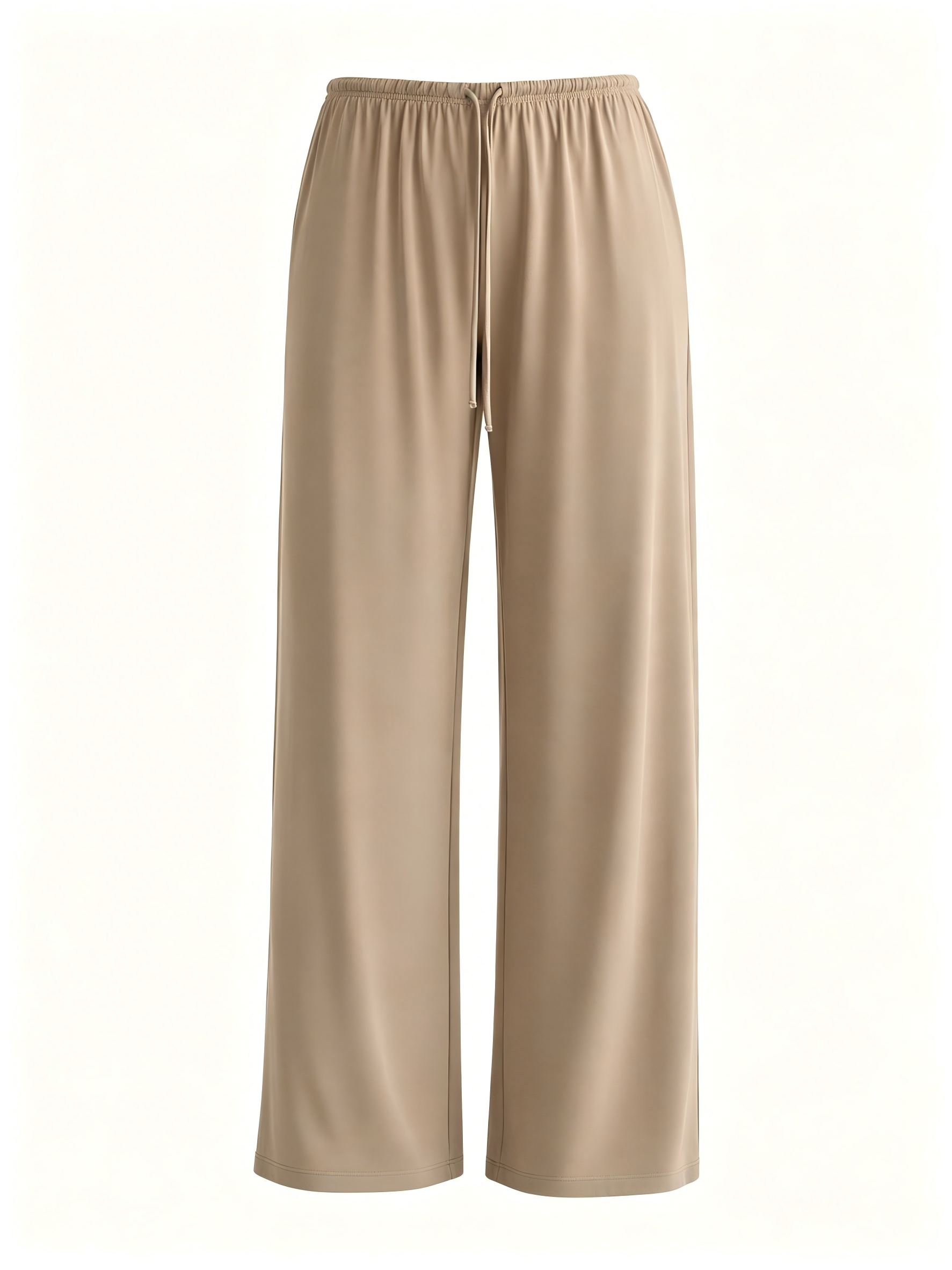 Women Minimalist Cloud Soft Wide Leg Lounge Pants Elastic Drawstring High Waist Loose Trousers for Light Workout Home Athleisure
