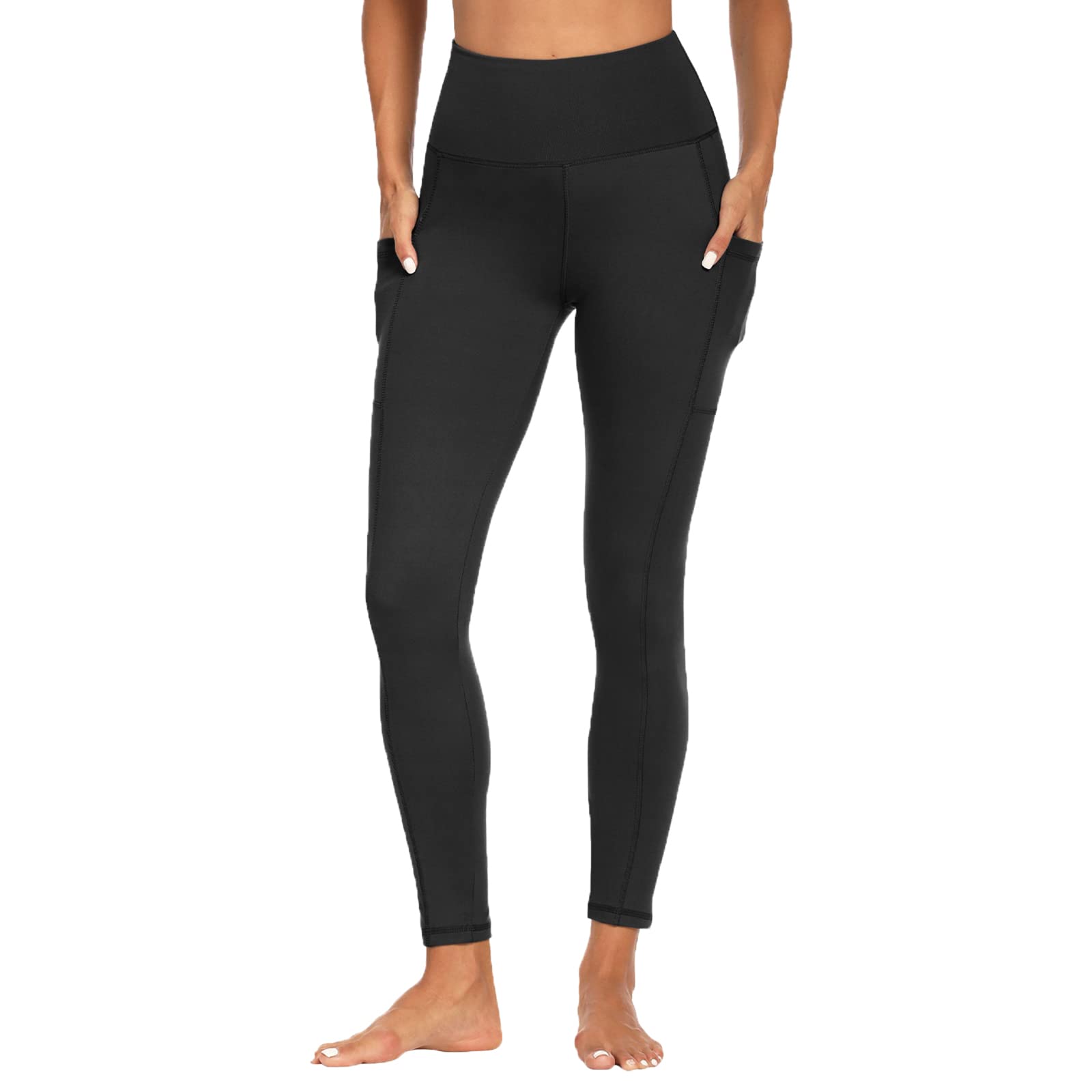 Classical Breathable High Waist Yoga Leggings for Women Custom Logo Printed Gym Pants with Pocket Formal Style Factory Direct