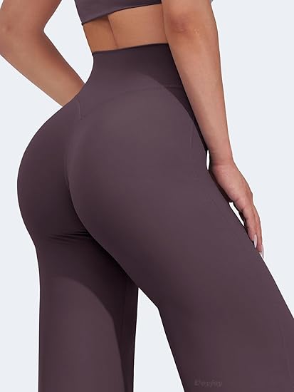 Workout Leggings Womens No Front Seam Straight Leggings 29"/ 31.5"/ 33"/ 35" High Waist Buttery Eddiy Gym Yoga Pants