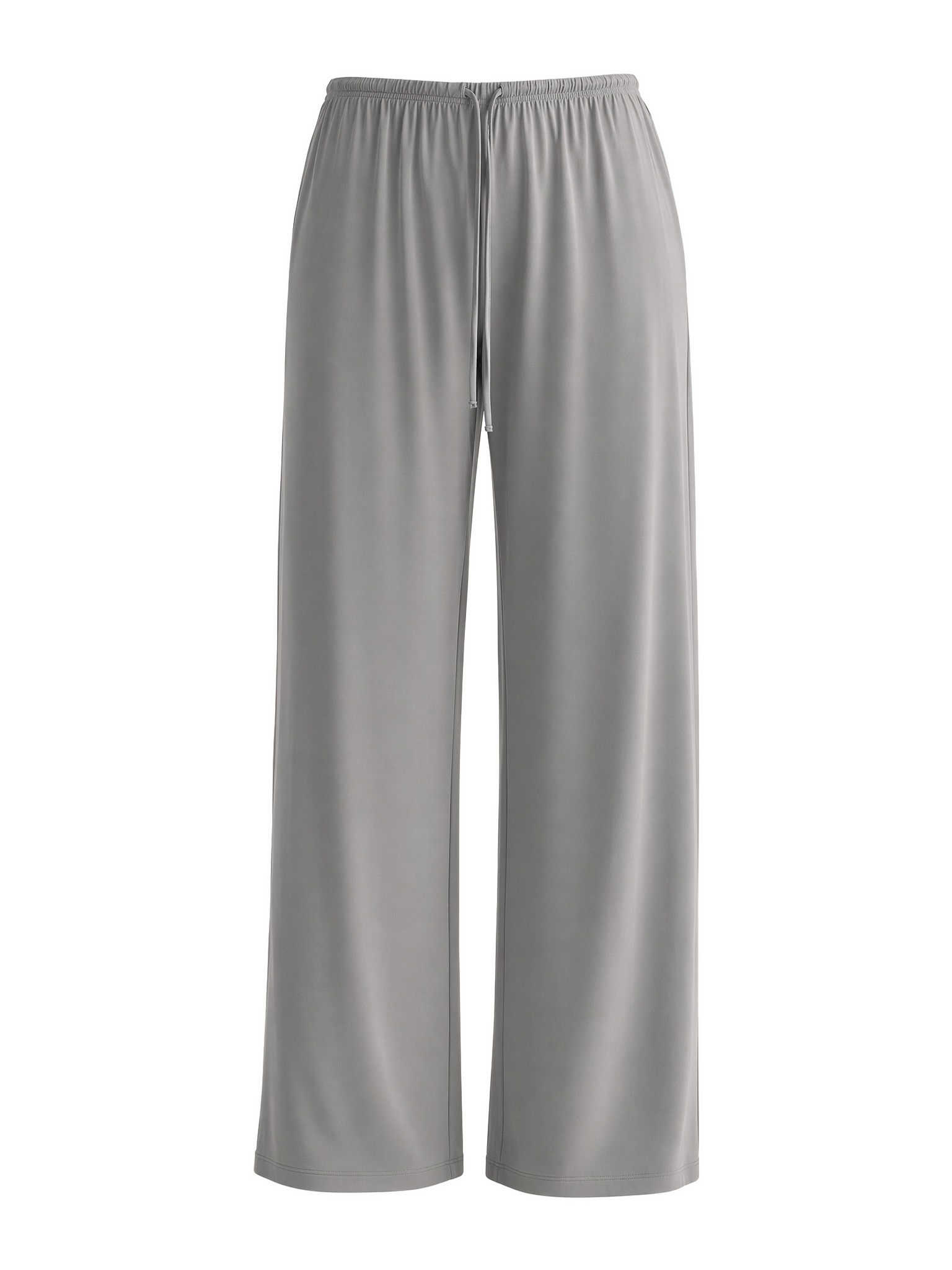 Women Minimalist Cloud Soft Wide Leg Lounge Pants Elastic Drawstring High Waist Loose Trousers for Light Workout Home Athleisure