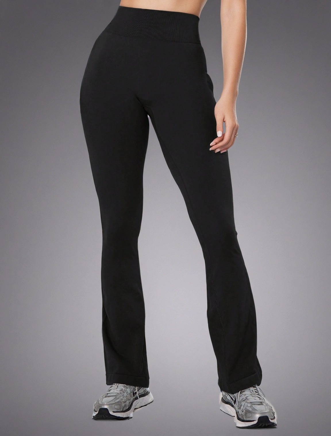 High Waist Flare Yoga Pants for Women