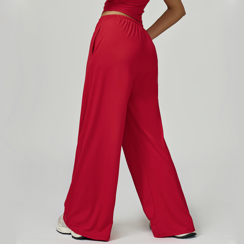 SHINBENE 30" Womens Yoga Sweatpants Wide Leg High Waisted Lounge Pajamas Pants Comfy Workout Loose Pants with Pockets