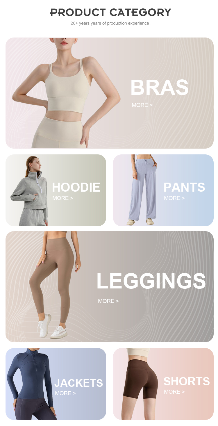 Yoga Wear Product Collection