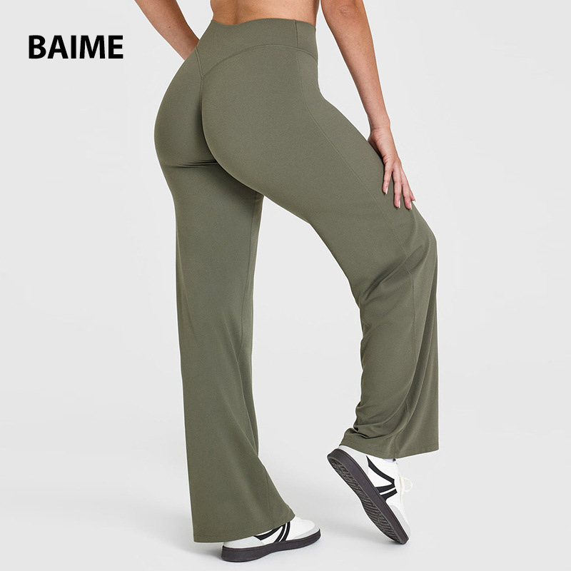 Women Modern Style Quick-drying Yoga Pant Booty Breathable Seamless Yoga Pants for Outdoor