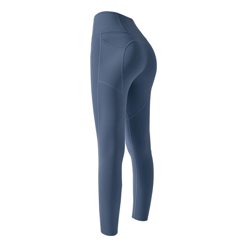 Women Nude High Waist Leggings Tummy Control Stretch Gym Yoga Running Workout Leggings Pants