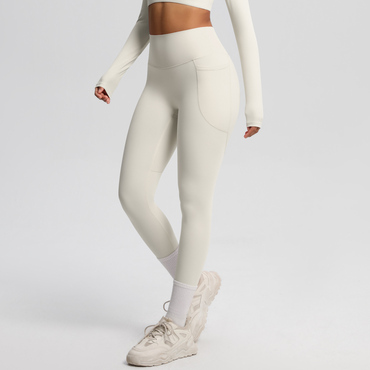 High Waist Yoga Leggings Detail 8