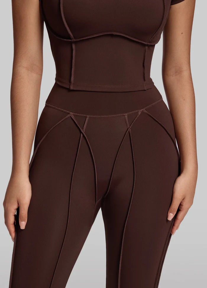 High-waisted Hip-lifting Tight-fitting Soft Stretchy Quick-drying Print Spandex/Nylon Yoga Leggings for Women