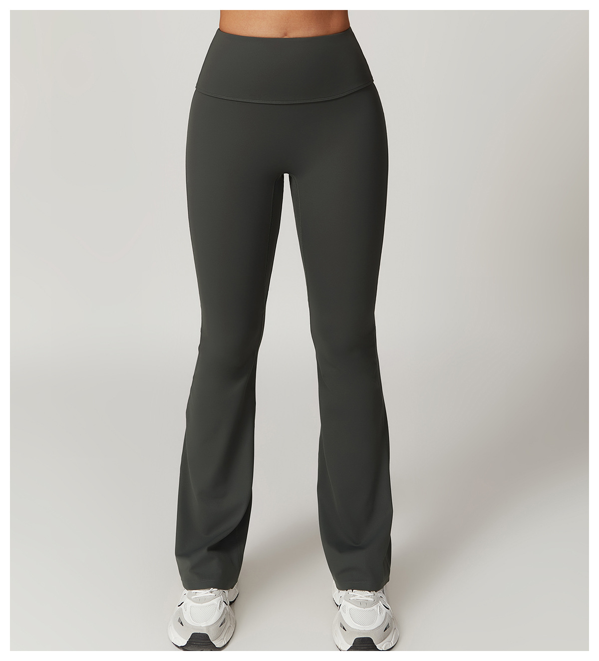 High Waist Butt Lift Workout Gym Flare Legging Pants
