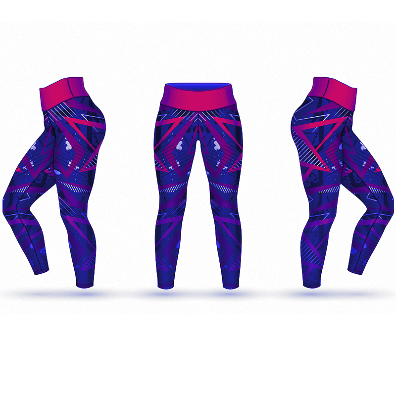 Wholesale Plus Size Eco-Friendly Breathable Lightweight Spandex Fashion Women Yoga Leggings High Waist Workout Gym Pants