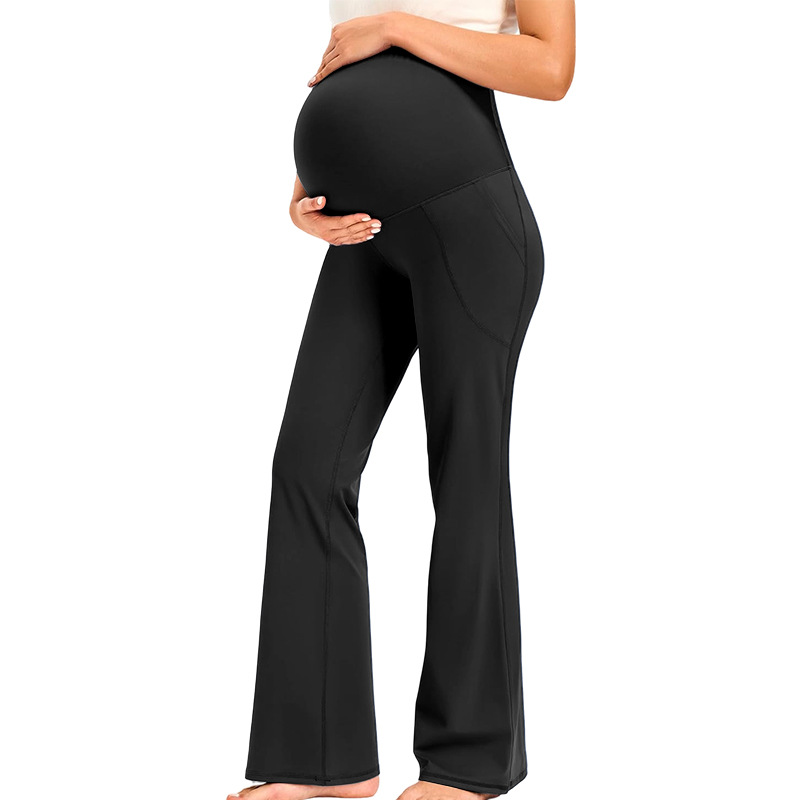 Comfortable Maternity Leggings Yoga Pants for Wide Leg Lounge Wears