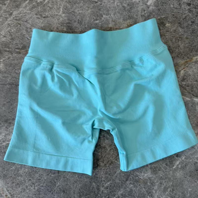 Women's High Waist Quick Dry Seamless Yoga Shorts Butt Lift Fitness Pants Scrunch Butt Workout Booty Yoga Short