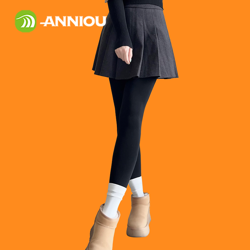 Wholesale Women's Autumn and Winter Shark Pants Plus Velvet Delicate Skin-Friendly Warm Skin-Like Slimming Yoga Pants