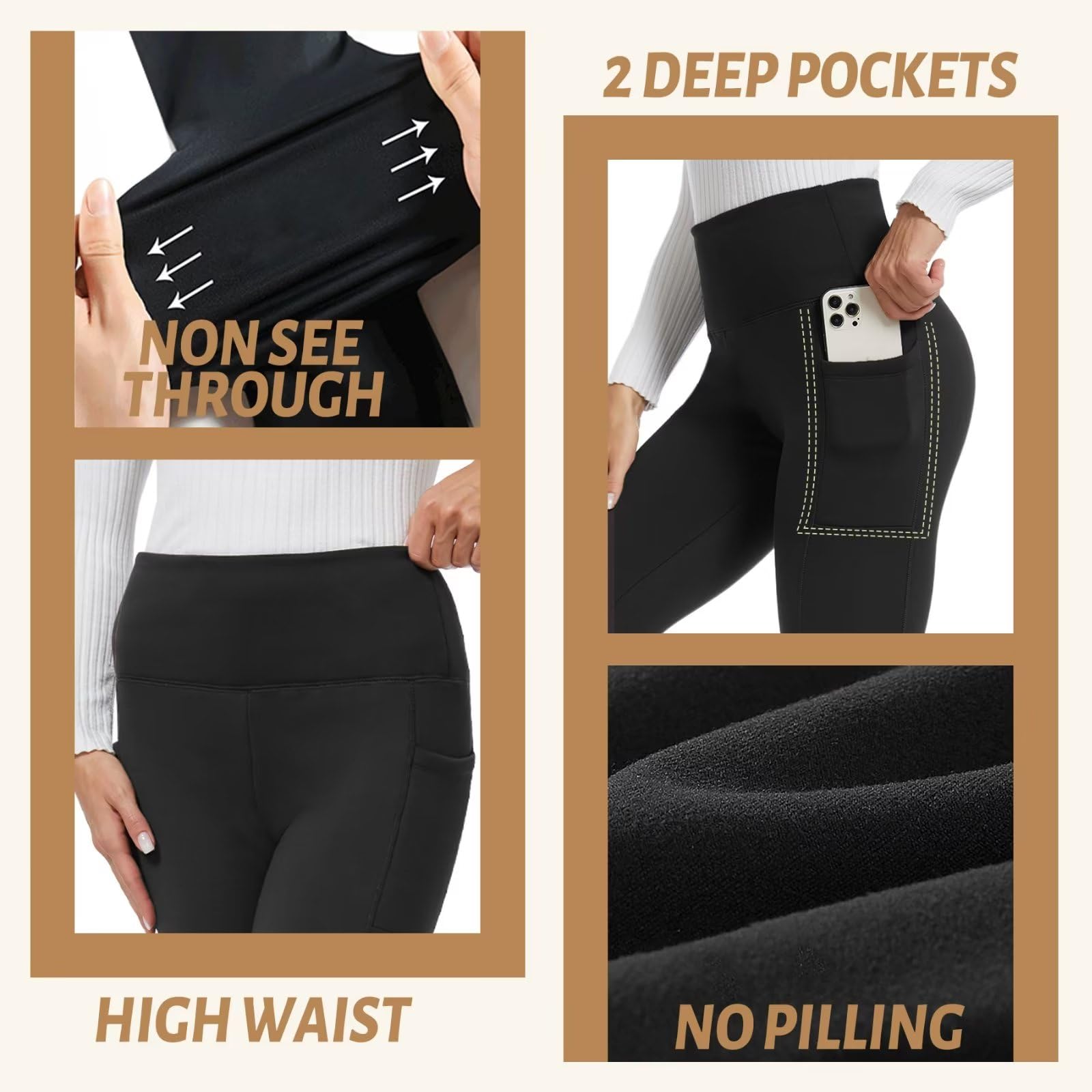 Classical Breathable High Waist Yoga Leggings for Women Custom Logo Printed Gym Pants with Pocket Formal Style Factory Direct
