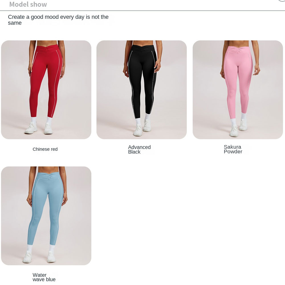 Women's Quick-Drying Breathable Yoga Leggings Elastic Solid Tight-Fit For Outdoor Running Fitness Sports Pants