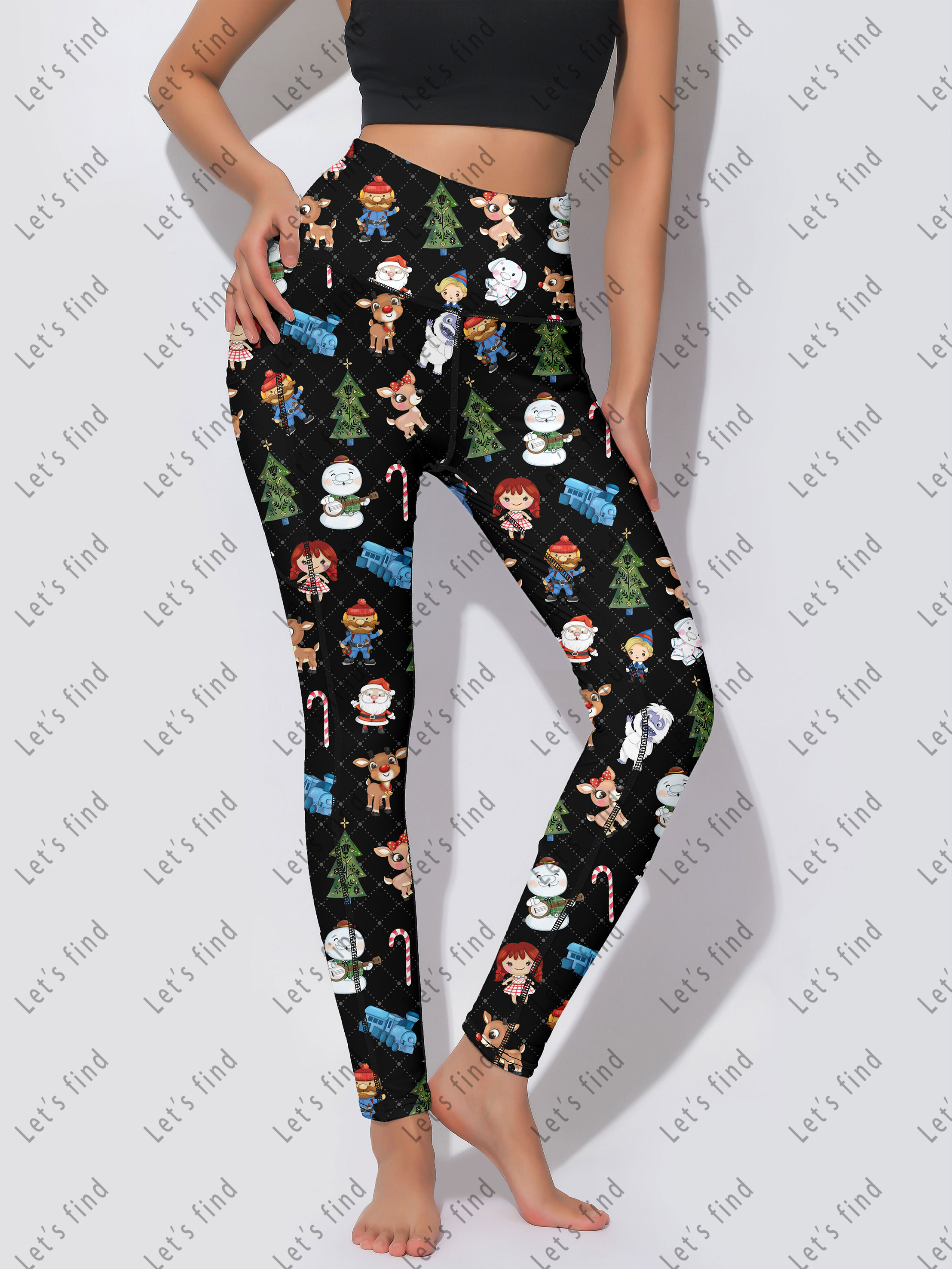 New Styles High Waisted Tummy Control Fitness & Seamless Yoga Pants with Pockets,Plus-Size Women Clothing of Customized Leggings