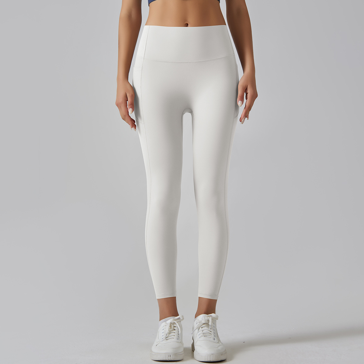 High Waist Solid Yoga Pants Women's Traceless Quick-drying Breathable