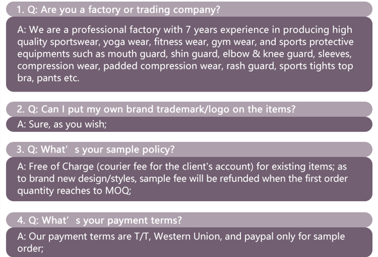 FAQ Overview