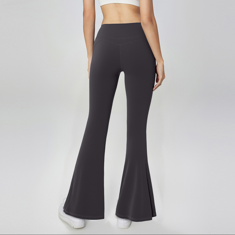 Women New Arrivals Tiktok Leggings High Waist Butt Lift Flared Wide Leg Bell Bottom Yoga Pants