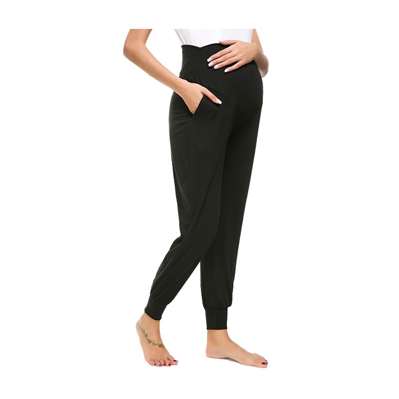 Maternity Women Polyester Casual Comfortable Lounge Yoga Pants