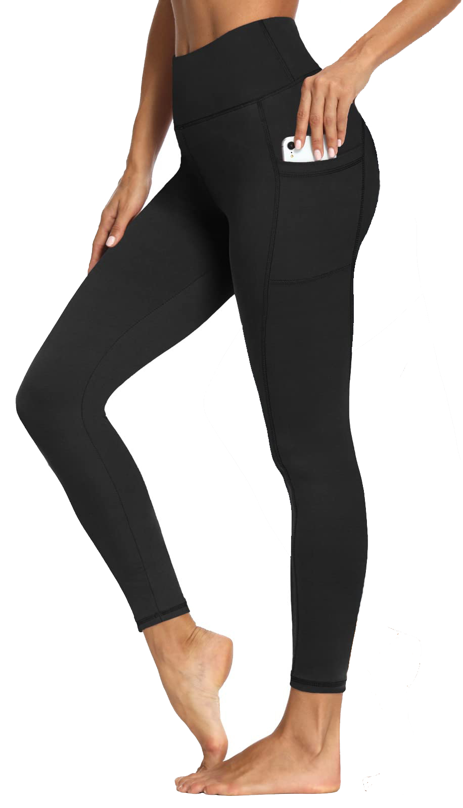 Classical Breathable High Waist Yoga Leggings for Women Custom Logo Printed Gym Pants with Pocket Formal Style Factory Direct