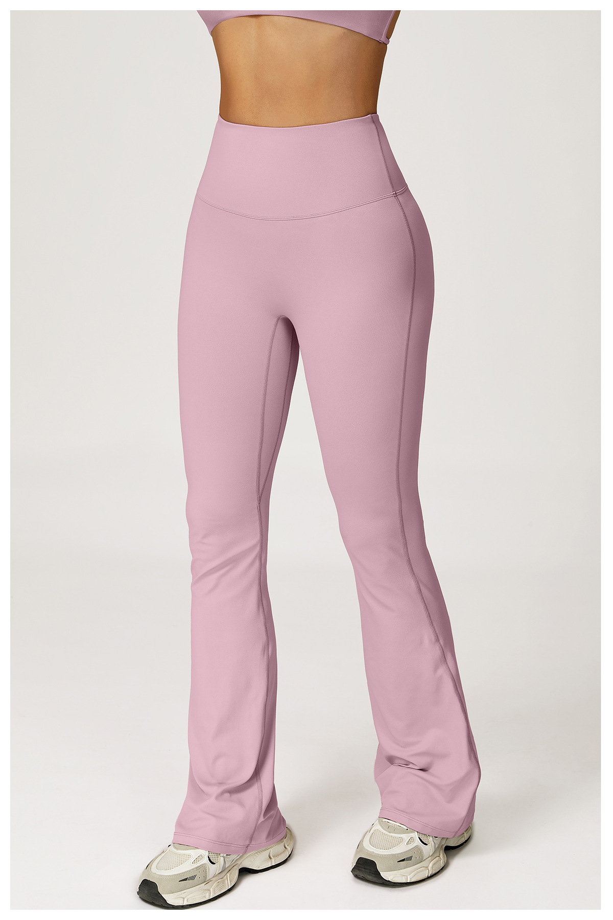 Butt Lifting Flare Yoga Pants Women High Waist Naked Feel Slim Fit Sports Pants for Gym Dance and Running