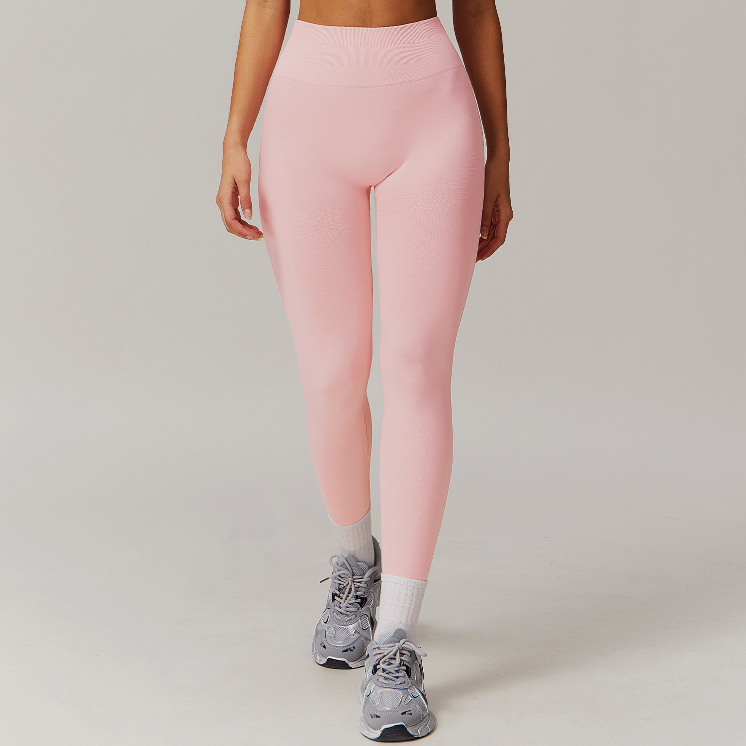 High Waist Yoga Leggings for Women Breathable Compression Fitness Pants Tummy Control Workout Activewear Seamless Leggings