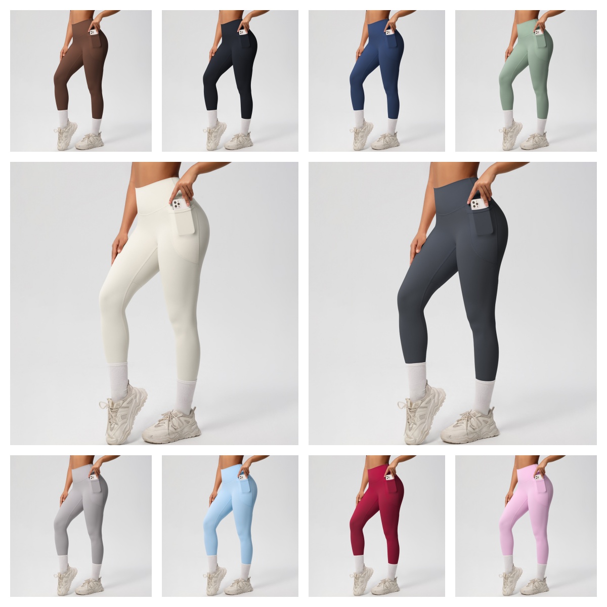 High Waist Yoga Leggings Detail 1