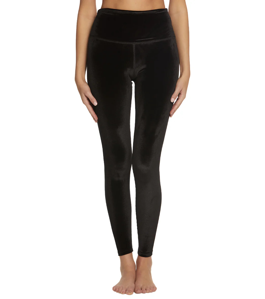 Women's Autumn Winter Yoga Set Seamless Breathable Eco-Friendly Knitted Comfort Mid Waist Leggings Logo Thermal Flexible
