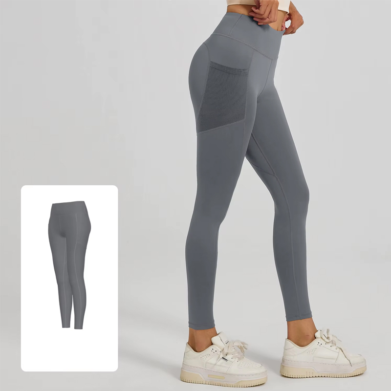 Premium Quality Breathable Tummy Control Butt Lift Yoga Pants With Pocket Women Athletic Wear High Waist Sports Yoga Legging