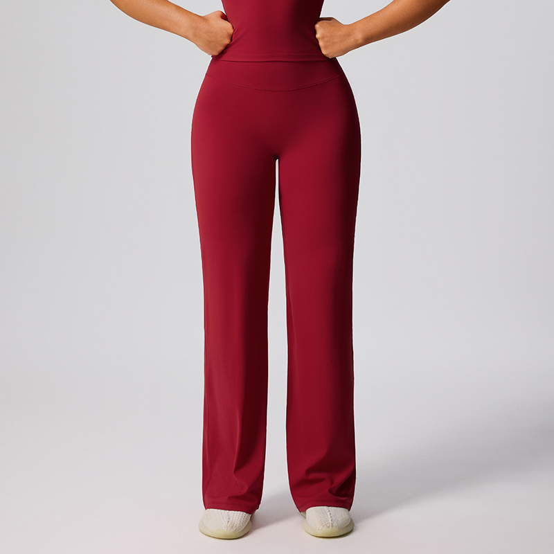 PASUXI Women High Waisted Yoga Pants Tummy Control Flare Leggings Bootcut Workout Fitness Athletic Ribbed Trousers Gym Wear