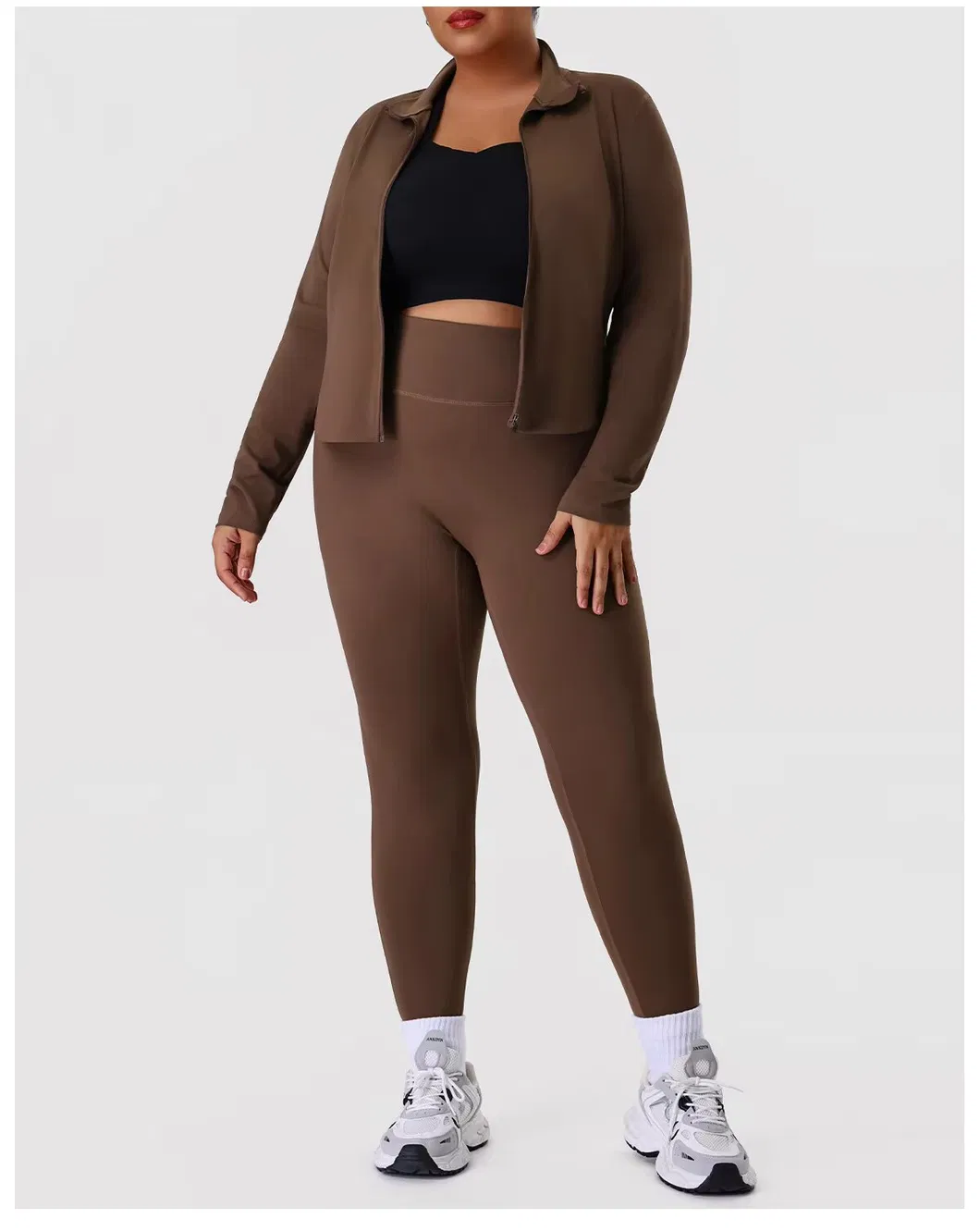 High-Waisted Butt-Lifting Seamless Solid Yoga Pants Women Breathable Plus Size Outdoor Tights Four-Way Stretch Quick-Dry Running Pants