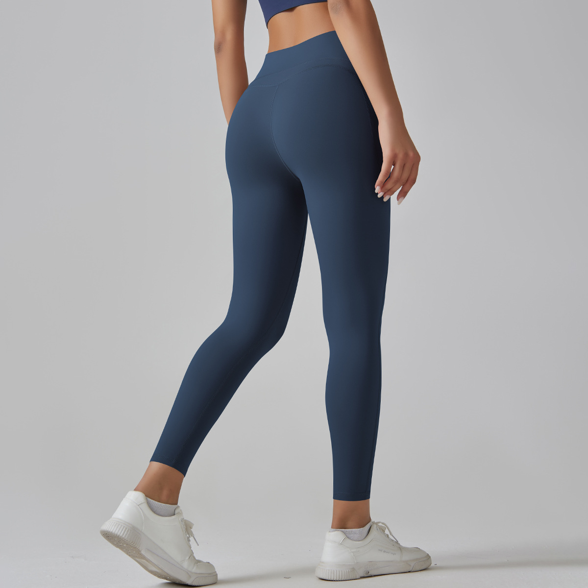 High Waist Solid Yoga Pants Women's Traceless Quick-drying Breathable