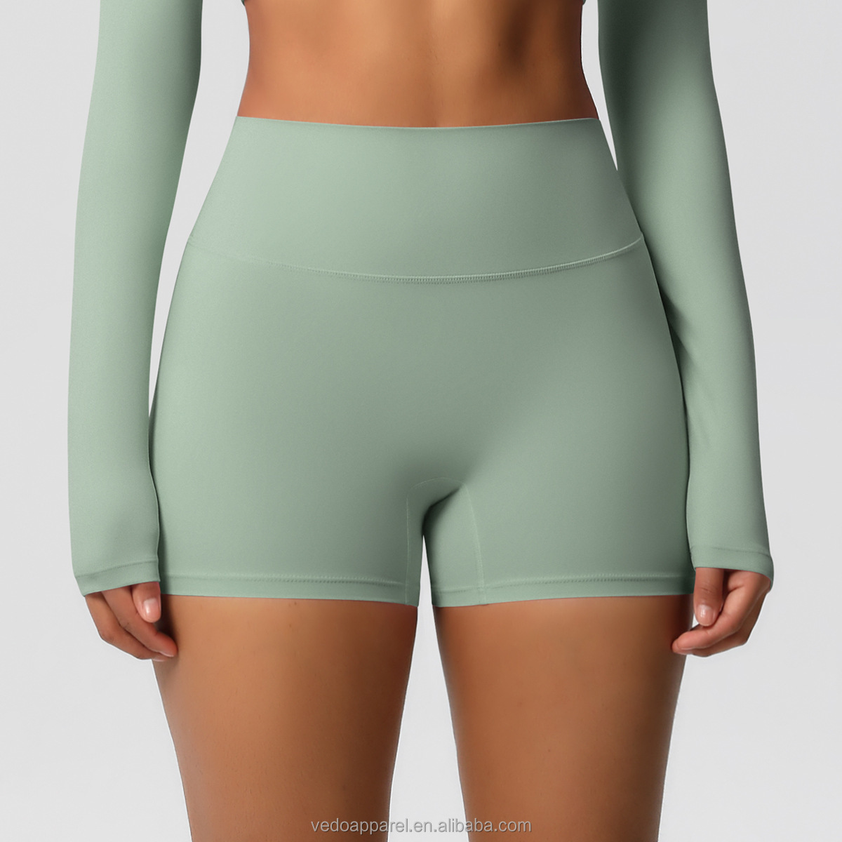 Gym Shorts Women Leggings Compression Nylon Biker Shorts Hight Waist Stretchy Running Fitness Yoga Shorts for Women