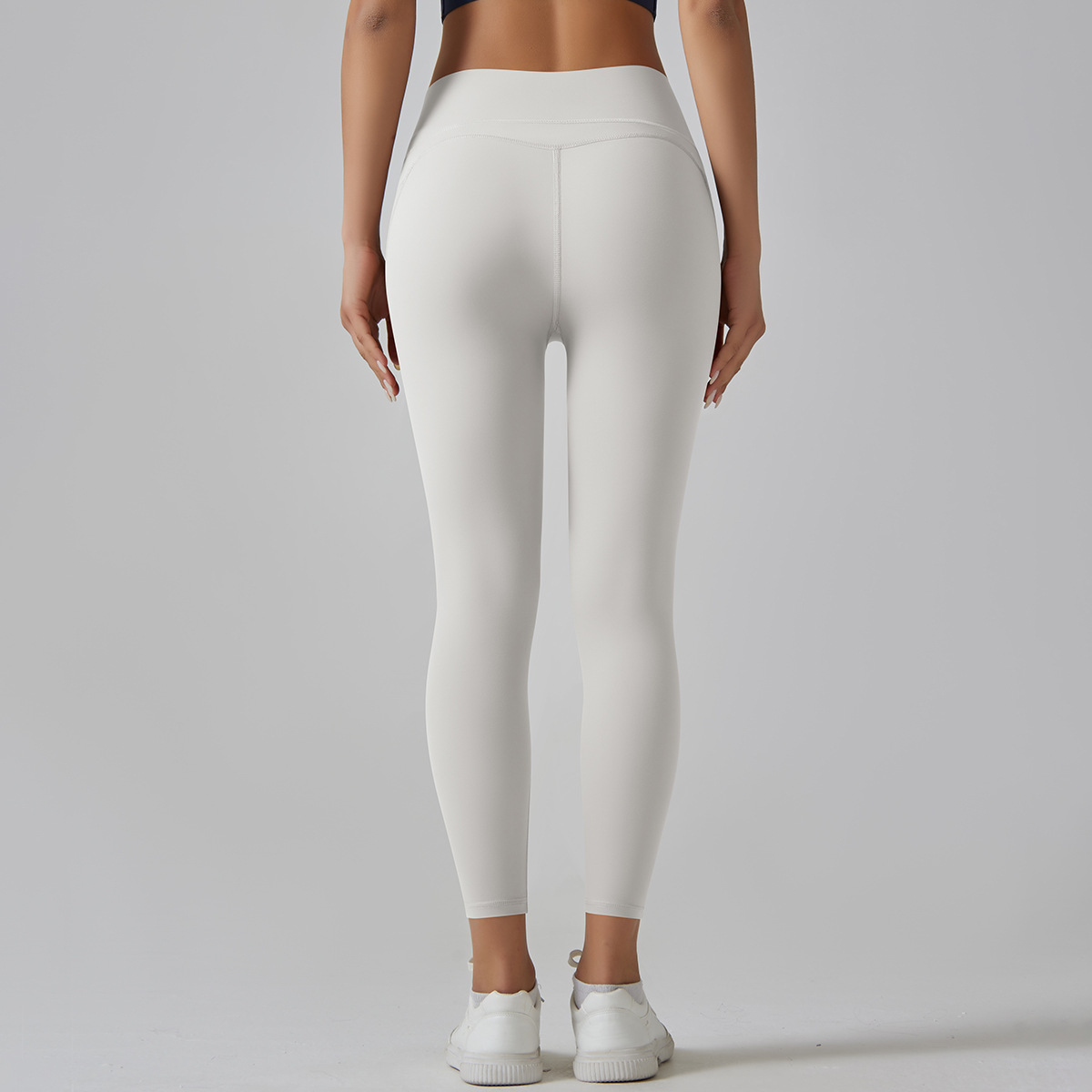 High Waist Solid Yoga Pants Women's Traceless Quick-drying Breathable