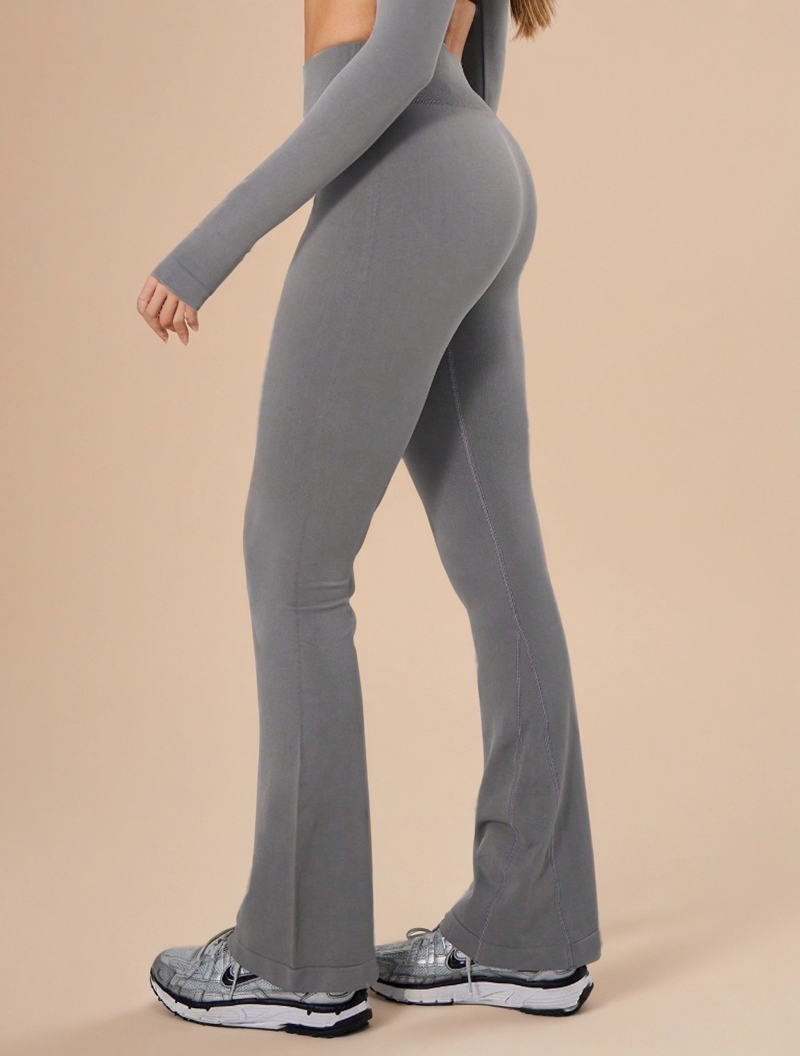 High Waist Flare Yoga Pants for Women
