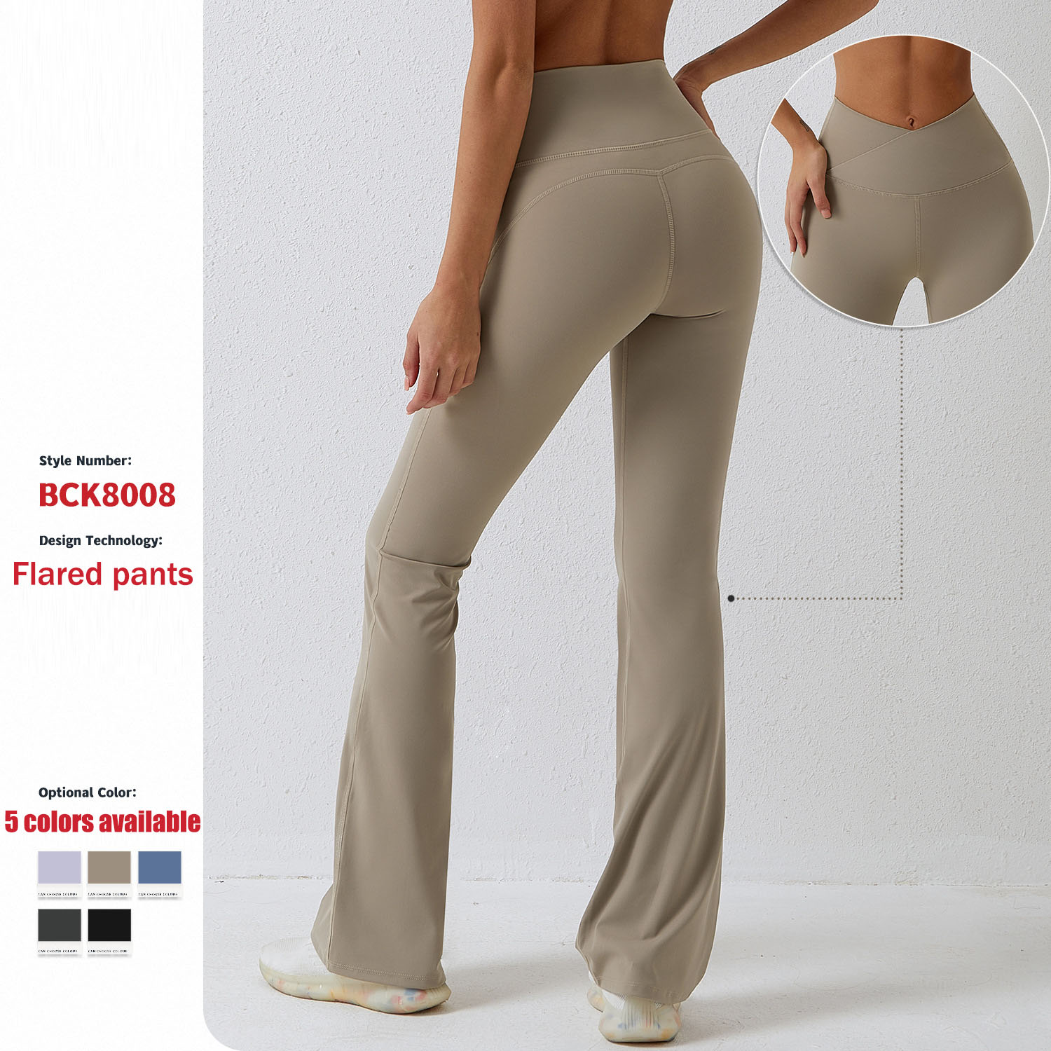 Tight High Waisted Boot Cut Yoga Pants for Women Long Bootcut Flare Leggings