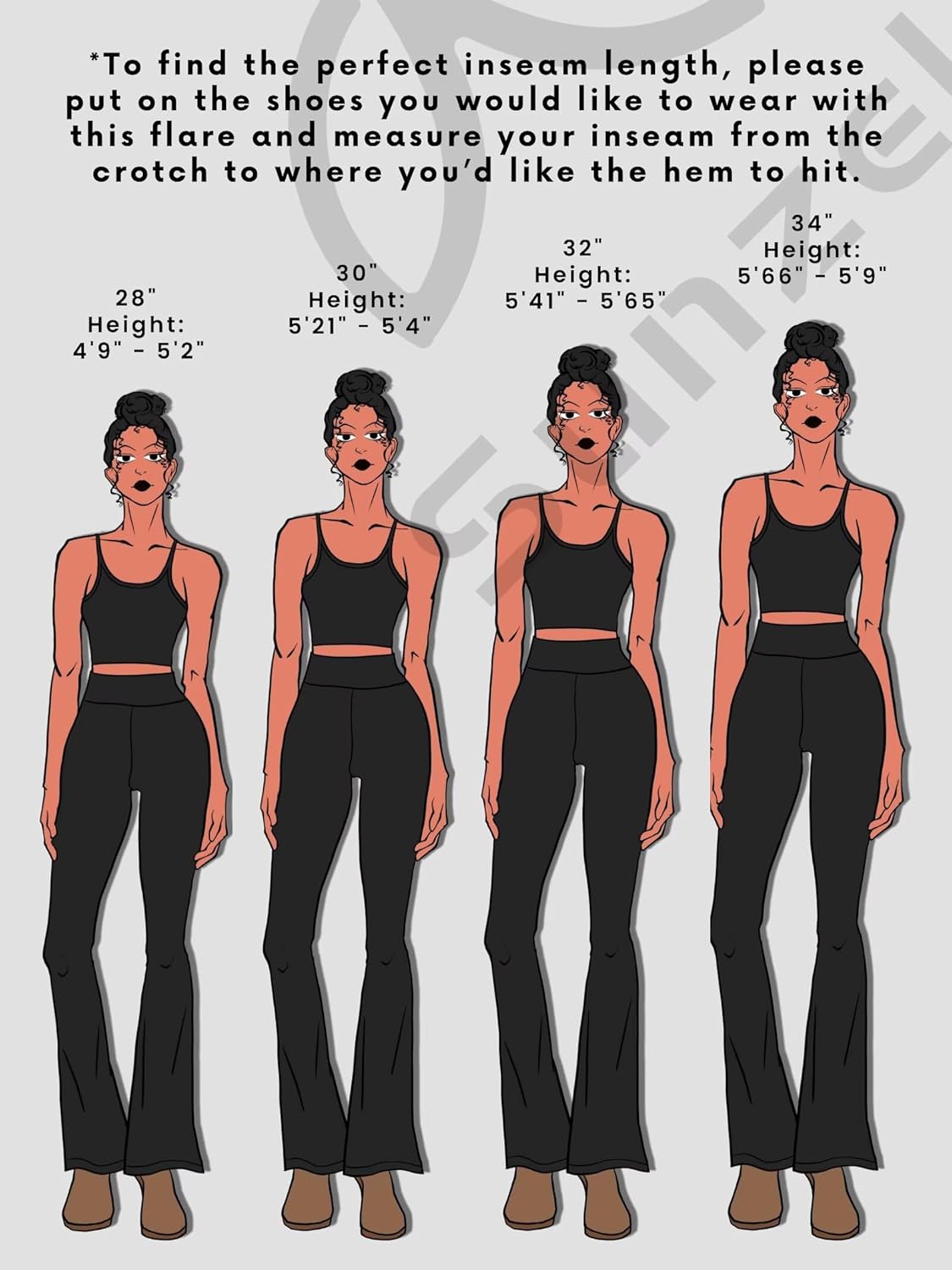 Sunzel Womens Flare Leggings No Front Seam Yoga Pants Tummy Control Crossover High Waist Polyamide Color Blocking