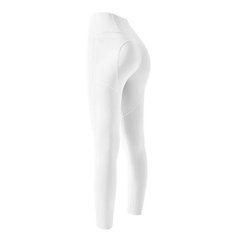 Women Nude High Waist Leggings Tummy Control Stretch Gym Yoga Running Workout Leggings Pants
